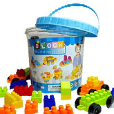 170 Pieces Building Blocks Bucket - Little Explorers