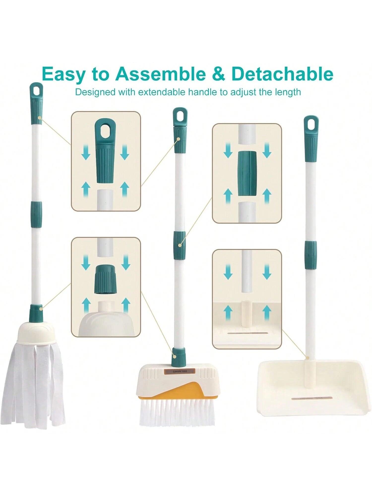 Little Dustman 12-Piece Kids Cleaning Kit - Little Explorers