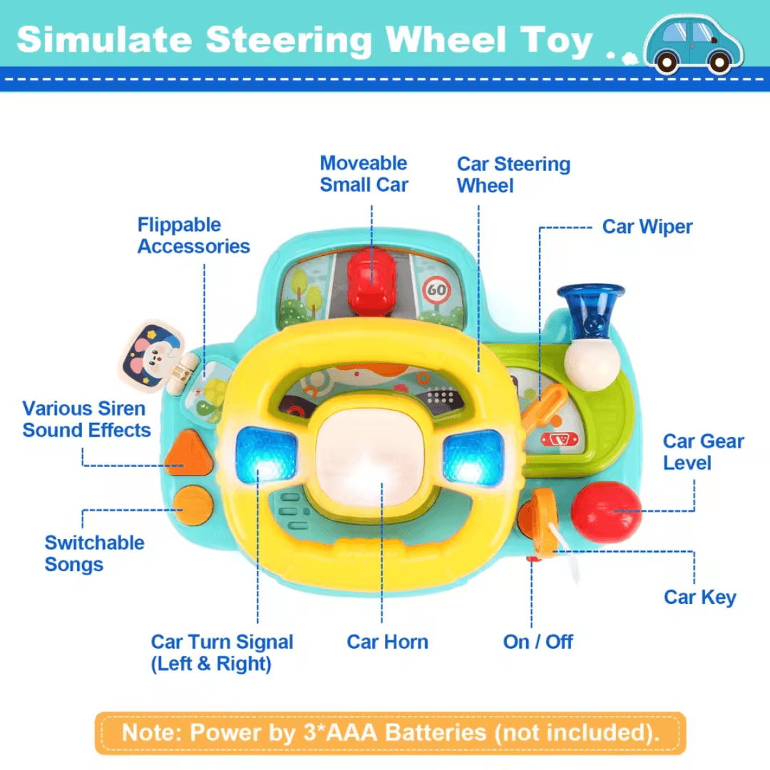 Steering Wheel Toy - Little Explorers