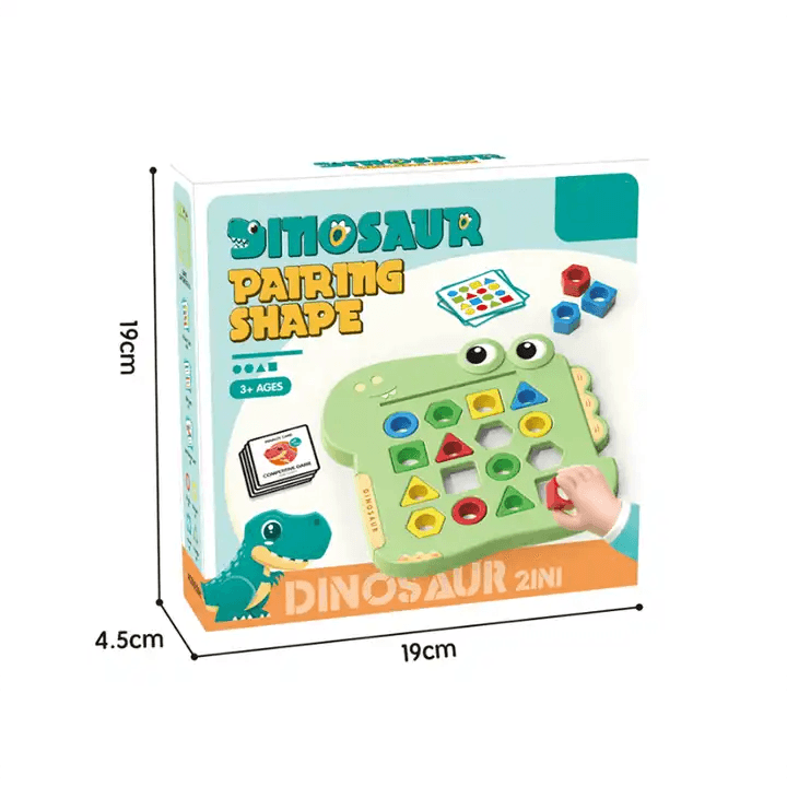 Dinosaur Pairing Shape - Little Explorers