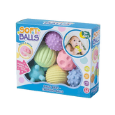 Multi-Texture Baby Sensory Balls (Set of 6) - Little Explorers
