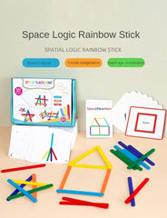 Creative Shape Builder ‚DIY Wooden Stick Puzzle - Little Explorers