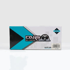 Back of the box showing the Cargo Model artwork and the Alloy Container Truck name