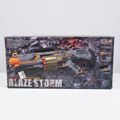 Blaze Storm manual soft bullet gun box front with the 40 soft bullets badge