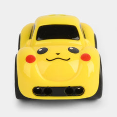 Magic Induction RC Car - Follow Mode, Yellow Smiley Face