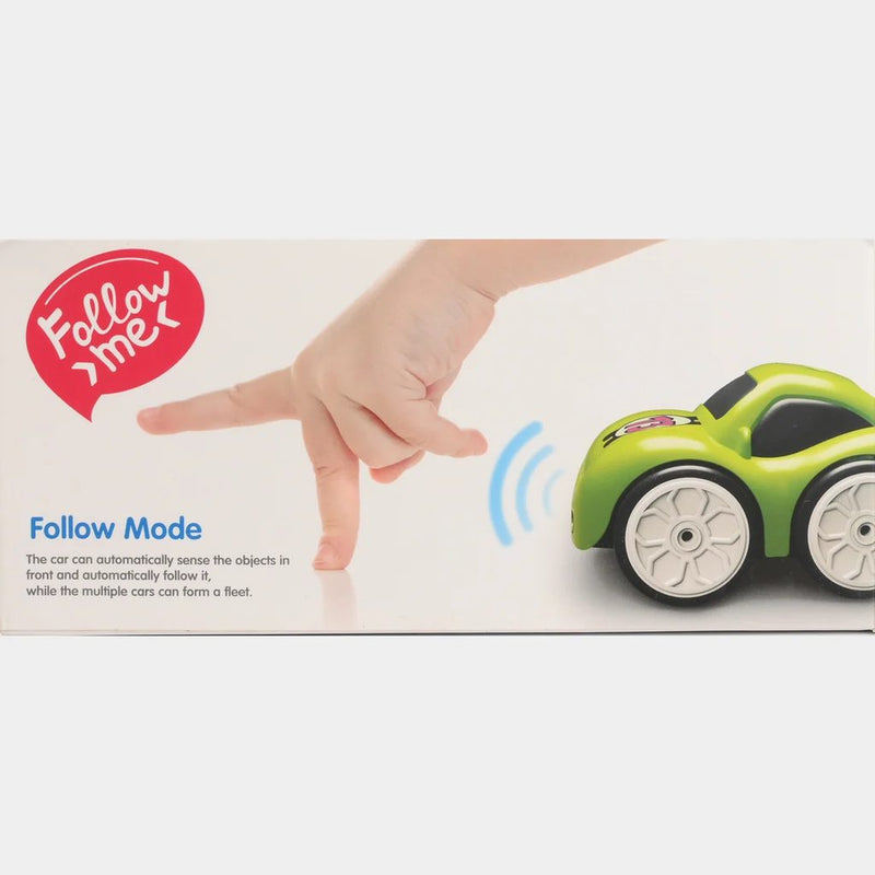 Magic Induction RC Car - Follow Mode, Yellow Smiley Face