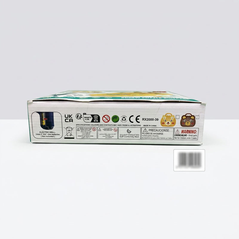 A second front view of the case in its brown bear colourway