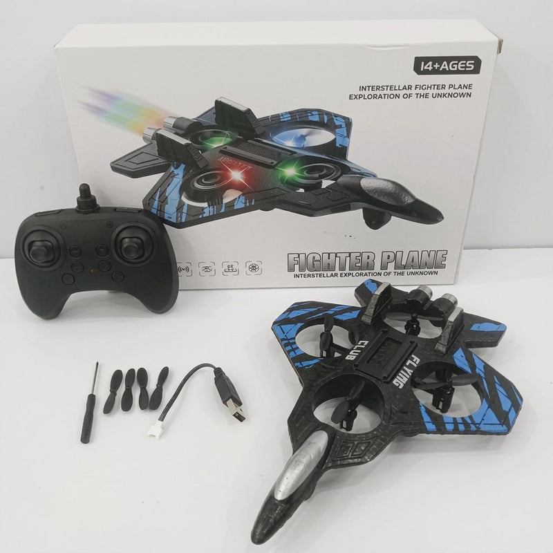 RC Flying Fighter Jet Drone — Camo Design - product photo
