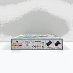 Rail Car Puzzle box front photographed square on, same track layout and 3+ years badge