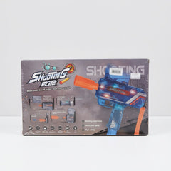 Box back panel showing the four loading methods and the blue gun with its lights on