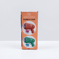 Plain white end panel reading Electric Bubble Gun