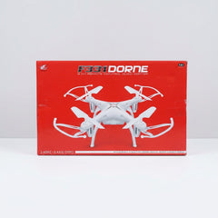 F331 Dorne box front, white six-rotor-guard quadcopter with the 14+ badge and 2.4GHz 6 Axis Gyro text