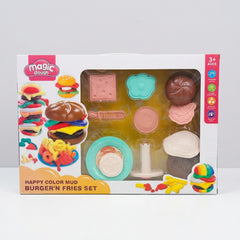 Close-up of the shop sticker and the box's cartoon artwork