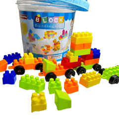 170 Pieces Building Blocks Bucket - Little Explorers