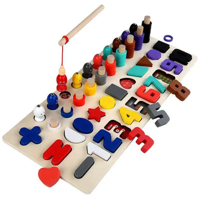 5-in-1 Wooden Board Puzzle - Little Explorers
