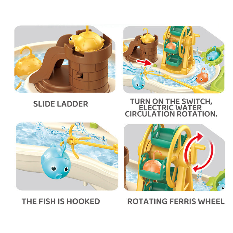 Fishing Table — Electric Water Circulation, 2 Players, Ages 3+