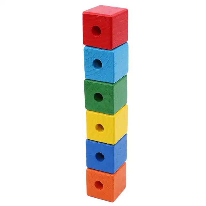 Colorful Lacing Beads - Little Explorers