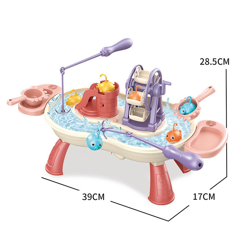 Fishing Table — Electric Water Circulation, 2 Players, Ages 3+