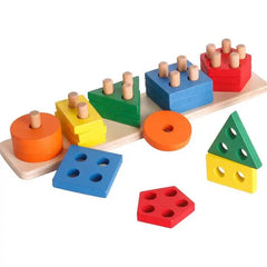 Wooden Shape Sorting Set - Little Explorers