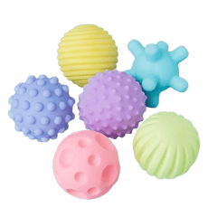 Multi-Texture Baby Sensory Balls (Set of 6) - Little Explorers