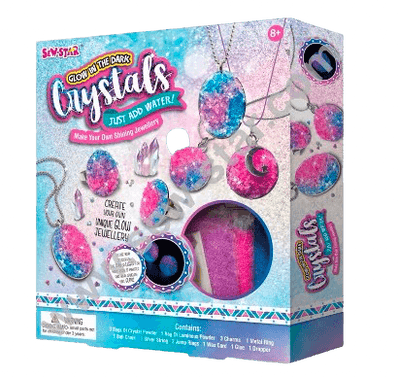 Glow-in-the-Dark Crystal Jewelry Making Kit - Little Explorers
