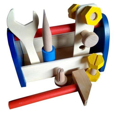 Wooden Builder's Toolbox Set - Little Explorers