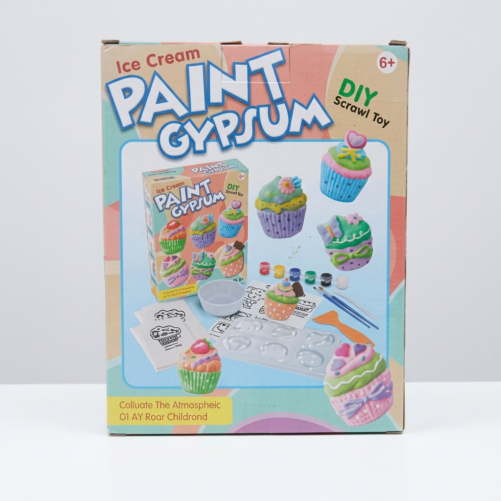 Mould & Paint Craft Kit - Unicorn Plaster Toys, 6+