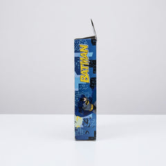 Box top edge printed with the Batman name over a blue city skyline