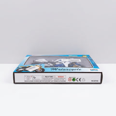 Box front artwork of the Hot Wheels Motorcycle Classics set with the Speed Contest badge