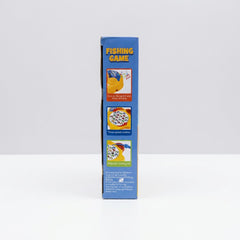 Box side panel showing how to load the fish and the storage compartment underneath