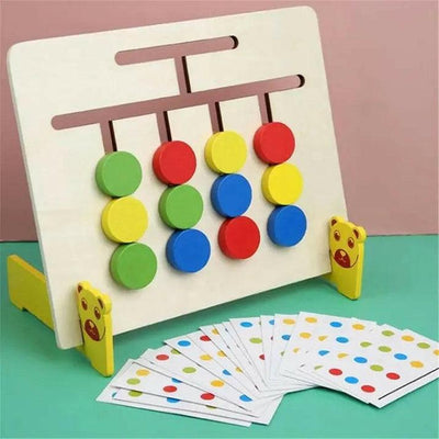 Four Color Logic Puzzle - Little Explorers
