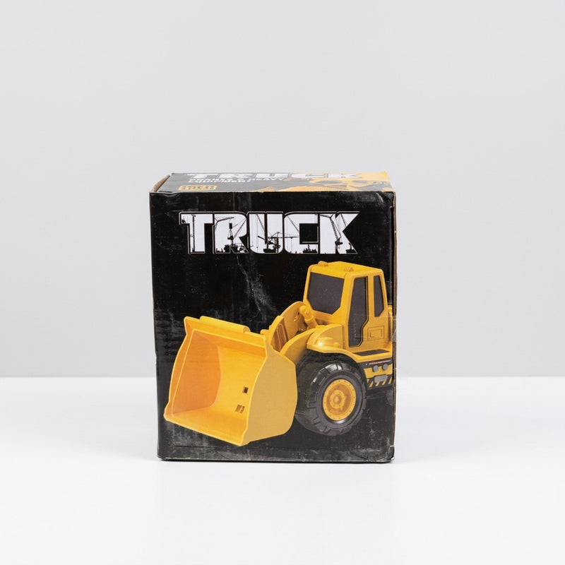 Box side panel showing the truck silhouette against the black TRUCK branding