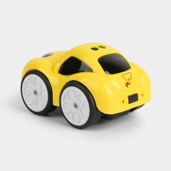 Magic Induction RC Car - Follow Mode, Yellow Smiley Face