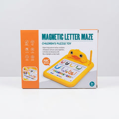 The same box front photographed square on, showing the ABC MAZE badge and the HXing logo