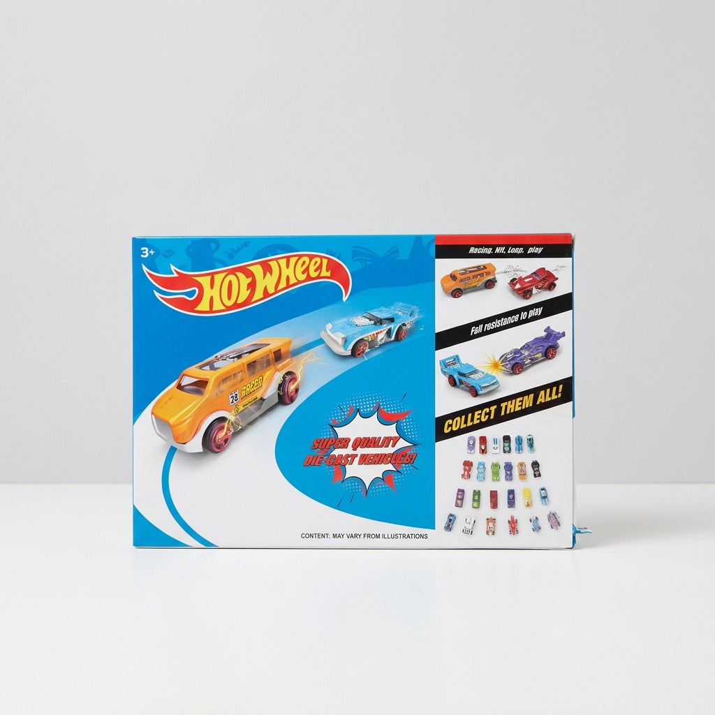 Back of the box showing the full range to collect