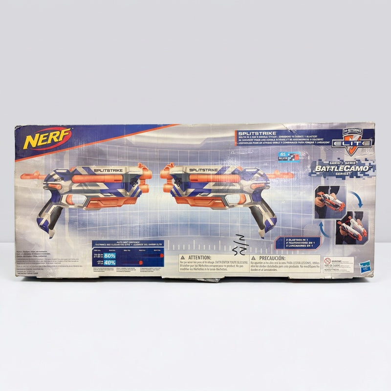 Box top showing the N-Strike Elite and BattleCamo Series marks