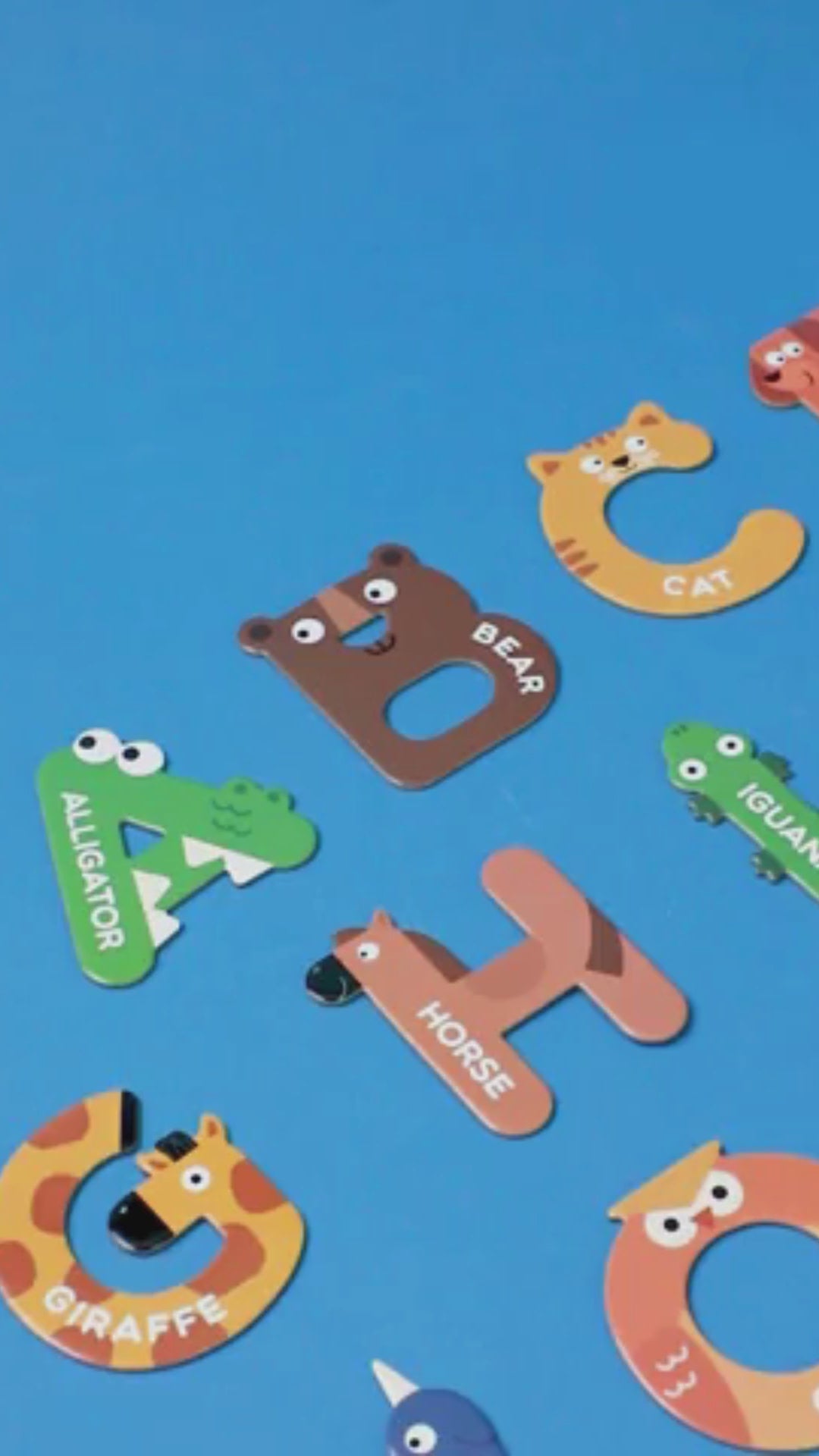 Animal Alphabet Magnetic Letters — Educational Fridge Magnets