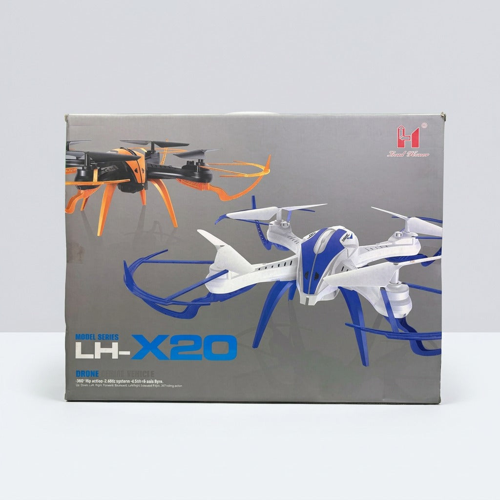 Close-up of the price sticker reading Radio Control Drone, Rs. 11,864.99