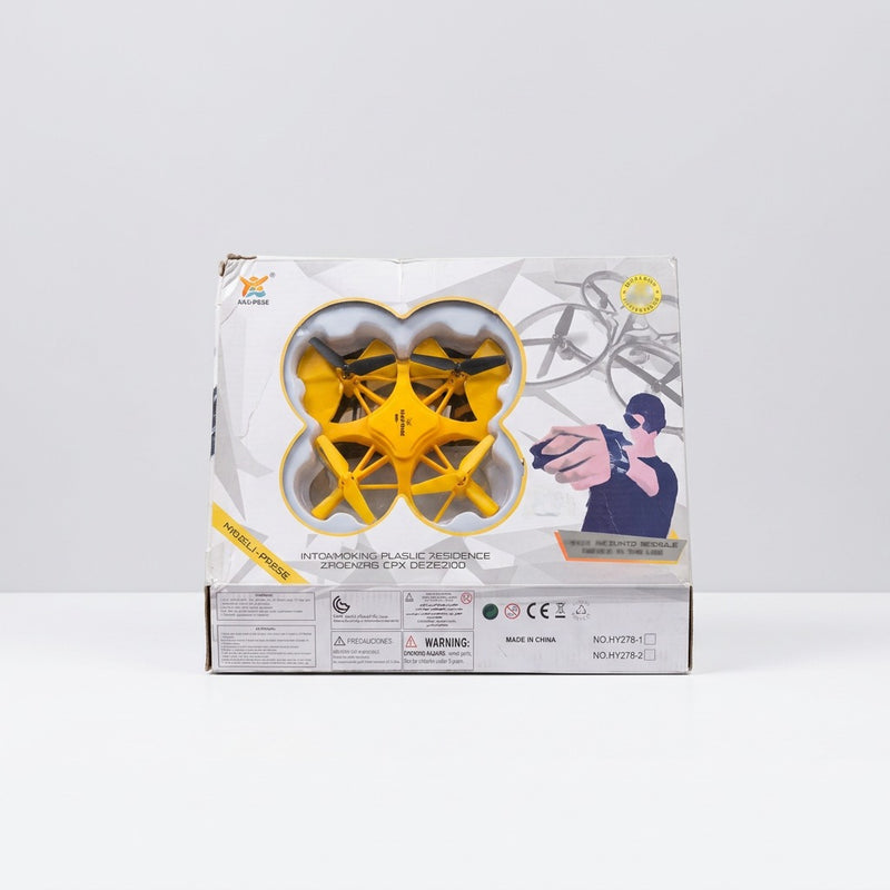 Box side panel with the warning and attention blocks, the choking hazard notice and NO.HY278