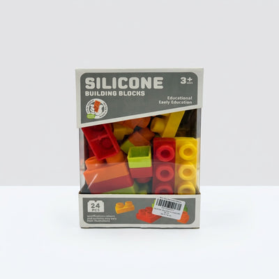 Silicone Building Blocks - 24-Piece Set, 3+