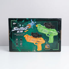 Shooting Elite box front for the electric version, with the shop price sticker