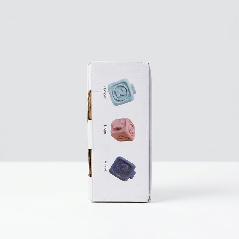 Box front with the 6m+ badge, the ring tower and the six numbered blocks