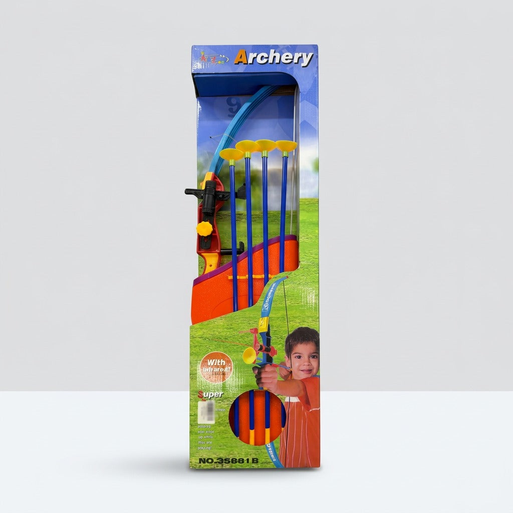 Box side showing the Archery name and the With infrared badge