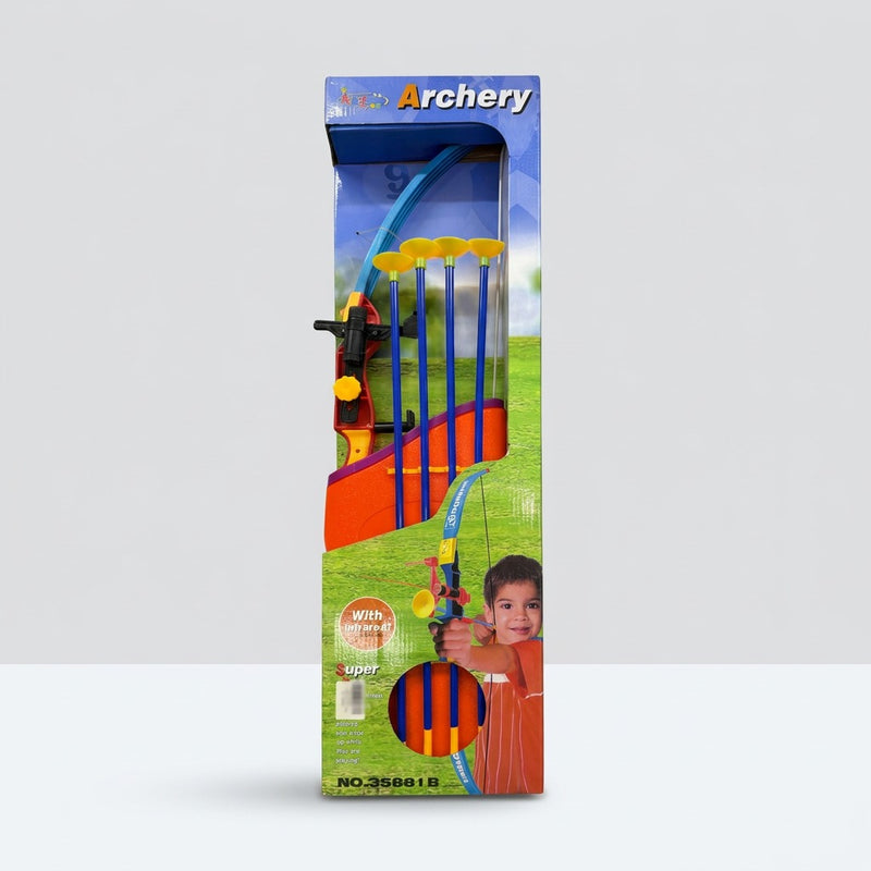 Box side showing the Archery name and the With infrared badge