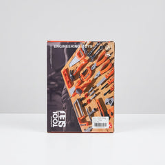 Close-up of the tray with the shop sticker reading TOOL SET8201-A8201-B-8201
