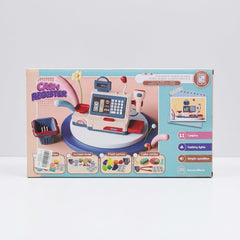 Close-up of the play-food accessory tray with the shop price sticker